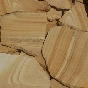 камень песчаник природный тигровый с разводом 