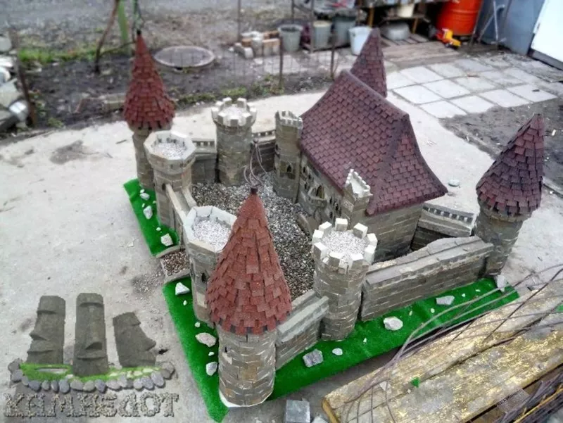макет средневекового замка 2