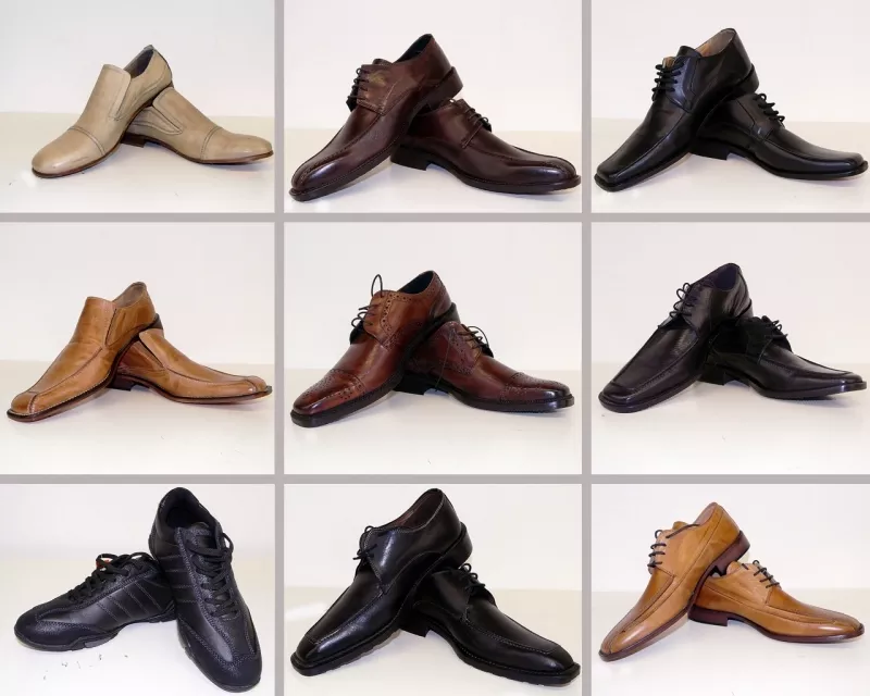 Сток обуви мужске из Европы, Америки, Канады,  Австралии
