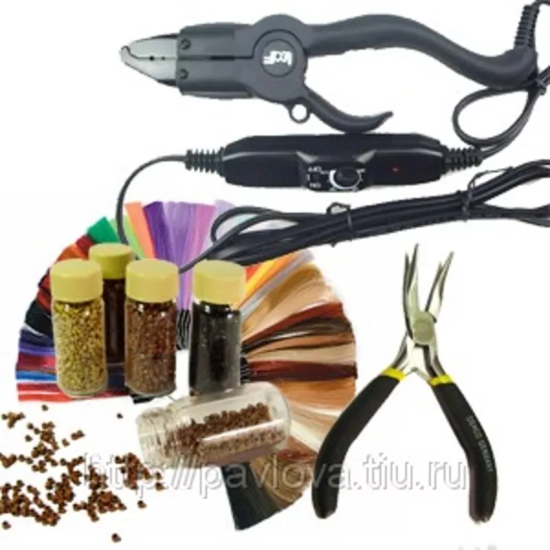 Материалы и инструменты для наращивания волос  2