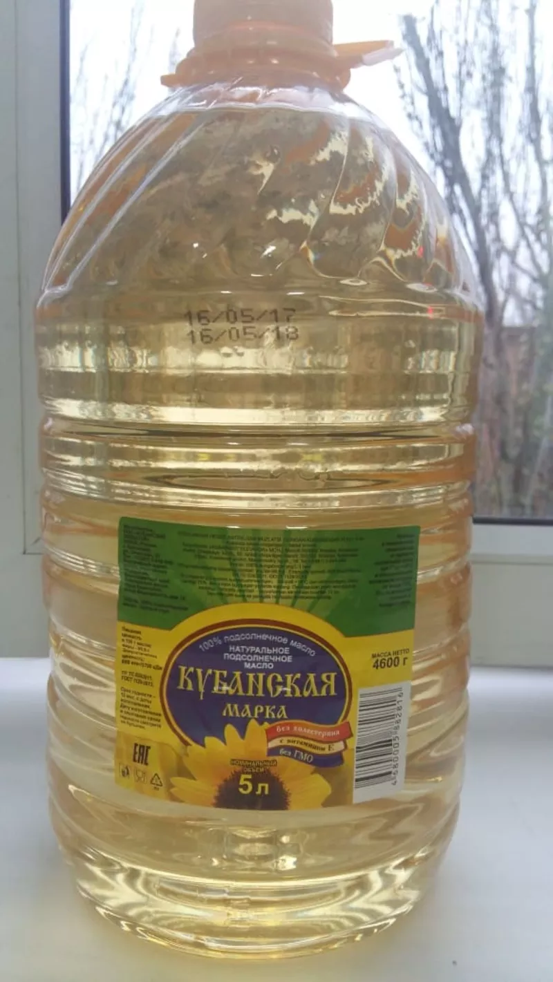 Подсолнечное масло рафинированное дезодорированное вымороженное оптом 7