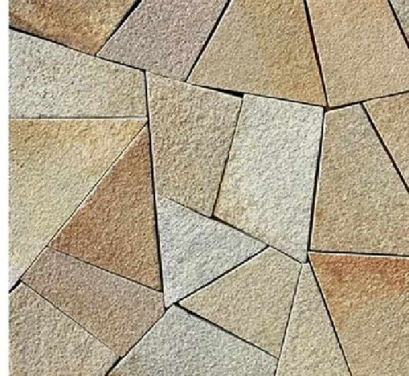 резанная мозаика из песчаника природного  3
