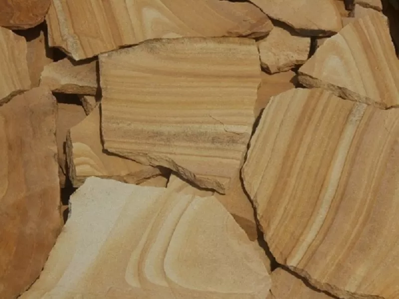камень песчаник природный тигровый с разводом 