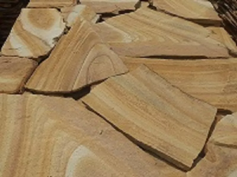 камень песчаник природный тигровый с разводом  2